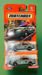 Lot Of 2 Matchbox Ford Interceptor National Park Forest Ranger Fire Rescue New - Picture 1 of 12