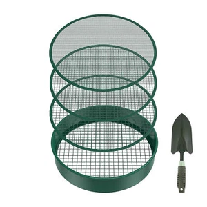 Soil Sifter 11.8 Fine Mesh Stainless Steel Soil Sifter for Gardening Compost - Picture 1 of 12