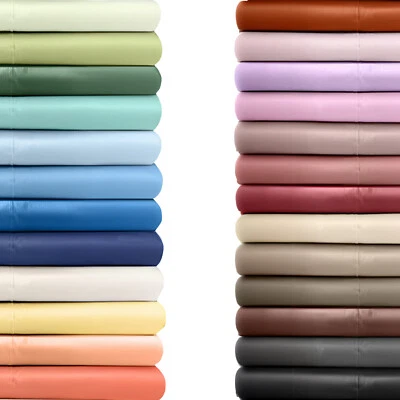 Hotel Luxury Single Flat Sheet Only, Soft Microfiber Top Sheet by CGK Linens - Image 1 of 2