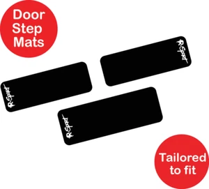 STEP MATS Tailor made to fit Renault Traffic Trafic Van 2014 onwards with Logos - Picture 1 of 9