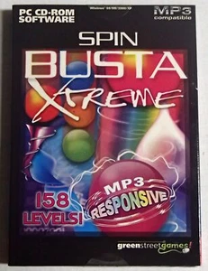 PC Game NEW Spin Busta Xtreme MP3 CD ROM for Windows 98 ME 2000 XP - Picture 1 of 3