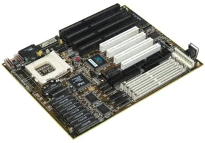 ORIGINAL MAINBOARD SOYO 5TD2 SOCKET 7 4x EDO RAM 4x ISA 4x PCI AT - Bild 1 von 2