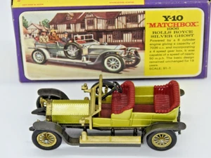 MATCHBOX MODELS OF YESTERYEAR Y-10-3 1969 BOXED 1906 ROLLS ROYCE SILVER GHOST - Picture 1 of 8