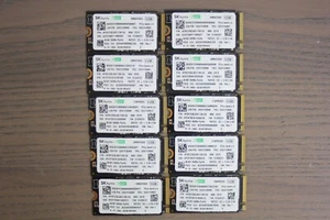 Lot of 10 SK Hynix BC901 512GB M.2 2242 PCIe Gen4x4 NVMe SSD HFS512GEJ4X112N - Afbeelding 1 van 2