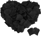 500 Pcs Black Rose Petals for Bedroom, Valentines Petals, Artificial Rose Flower