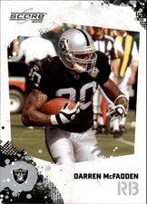 2010 Score Football Card #208 Darren McFadden