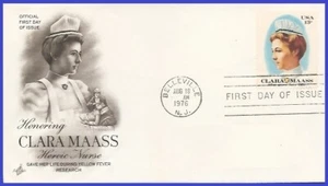 USA3 #1699 U/A ARTCRAFT FDC Clara Maass - Bild 1 von 1