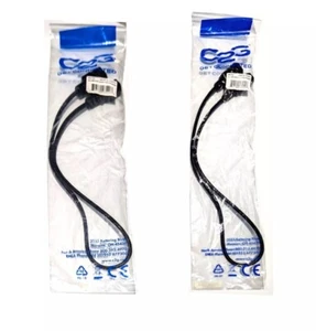 C2G 3 Ft Computer Power Cord Extension Cable (2-Pack) IEC C13 to C14 #03120 - Picture 1 of 1