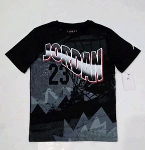 Nike AIR JORDAN 23 T-Shirt Boy's Black Size L (12-14) NWT - Picture 1 of 3