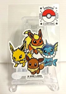 Pokemon  B-Side Label Sticker - Water & UV Protect Japan - Picture 1 of 2