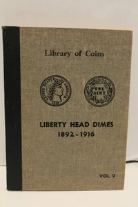 Library of Coins - Liberty Head Dimes 1892 - 1916 Album Vol. 9 ~ Sin monedas - Imagen 1 de 7