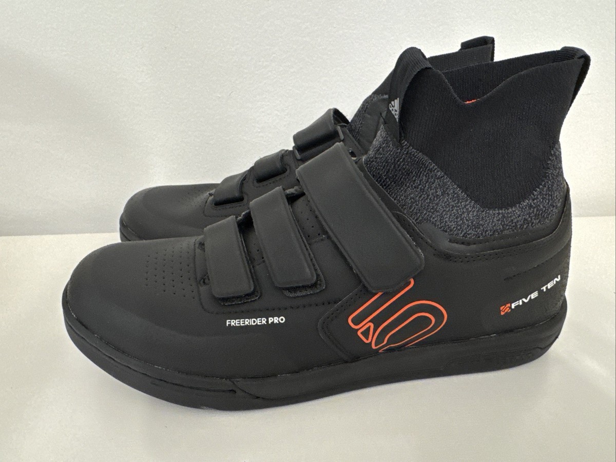 Five Ten Freerider Pro ブラック Men's Black Five Ten Freerider Pro Mountain Bike Shoes