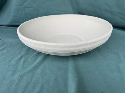 west elm Ceramic Fluted Centrepiece Bowl, 42cm Diameter - Image 1 of 4