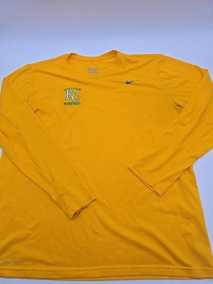 Killian Basketball Nike Dri-fit T-shirt Mens XLarge Yellow LongSleeve.#36084 - Image 1 of 4