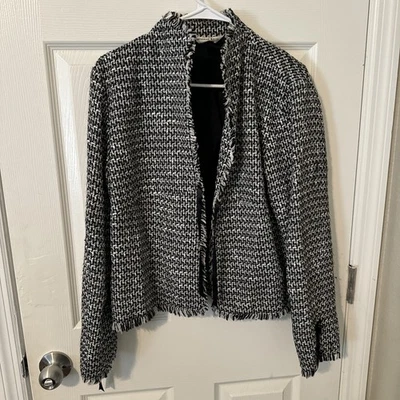 Katherine Kelly Size 14 Black & White Jacket Lined - Image 1 of 4