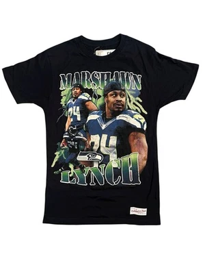 Camiseta Mitchell & Ness Marshawn Lynch Legendary Para Hombre Pequeña - Seattle Seahawks Foto 1 de 3