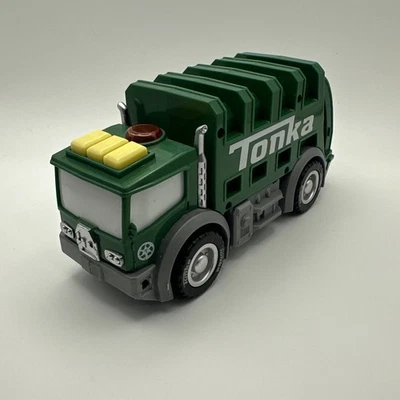 Tonka Mighty Force Lights & Sounds Garbage Truck Green - Image 1 of 4