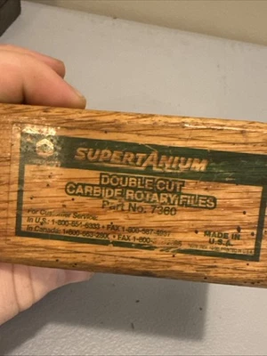 arquivos rotativos de carboneto de corte duplo supertanium - Imagem 1 de 2