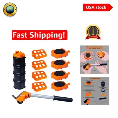 Juego de rodillos ajustables para muebles para mudanzas seguras - 4 deslizadores de alta resistencia incluidos Foto 1 de 4