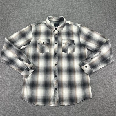 O'Neill Surf Button Up Plaid Flannel Long Sleeve Men’s Size Large - Image 1 of 4