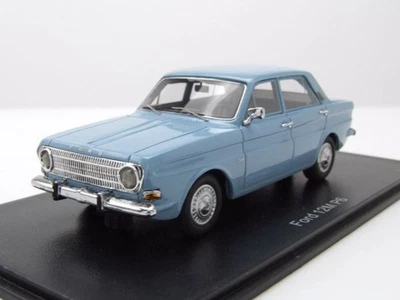 Ford Taunus P6 12M Limousine 1966 blau Modellauto 1:43 Neo Scale Models - Bild 1 von 4