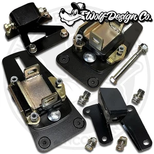 1959-1964 Belair Biscayne El Camino Brookwood LS Swap Conversion Motor Mount Kit - Picture 1 of 7
