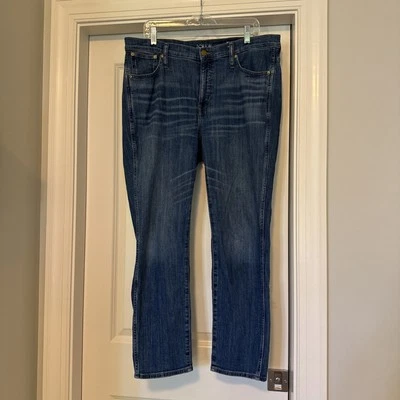 Women’s J. Crew 9" vintage slim-straight Jeans in 32 Rainstorm Wash in VGC *see* - Image 1 of 4