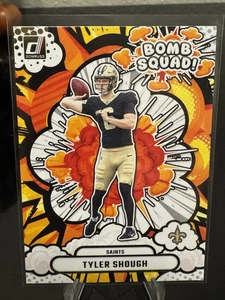 Panini Donruss Tyler Shough Bomb Squad 2025 novato New Orleans Saints RC #BS-TSH - Imagen 1 de 2