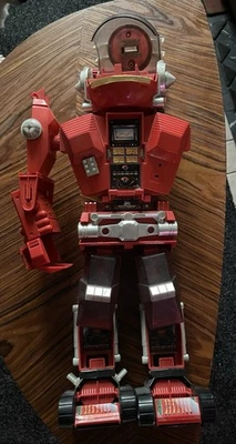1985 Matchbox Cargangantua Vintage Large Toy Car Holder Robot Transformer Red - Image 1 of 4