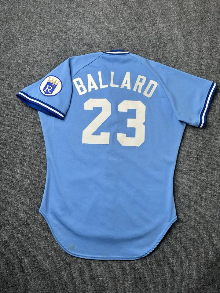 Mens Baseball Rawlings Kansas City Royals #23 Monty Ballard Jersey Blue, Size M - Image 1 of 4