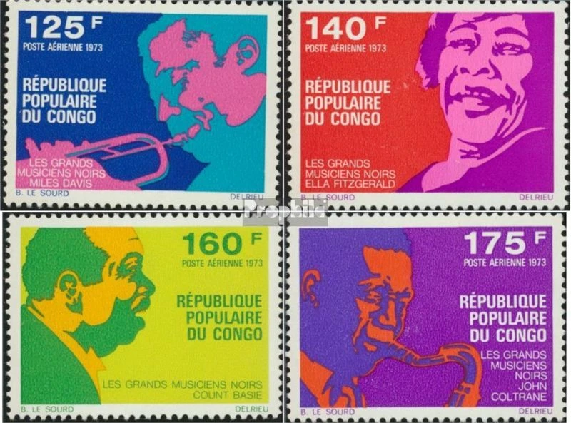 congo (brazzaville) 353-356 (complète edition) neuf avec gomme originale 1973 mu - Photo 1/1