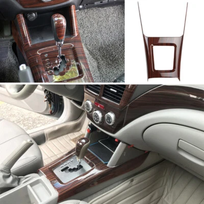 Marco de cambio de marchas para consola central Subaru Forester 2009-2013 moldura madera grano Foto 1 de 4