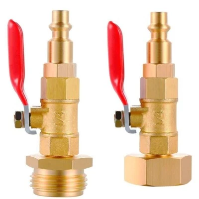 2 Pc  RV Blowout Adapter Kit For Winterizing RV Boat Camper Trailer MALE FEMALE - Image 1 of 4