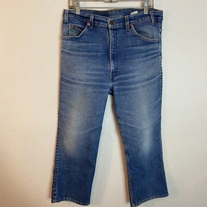 Vintage Levis 517 Jeans Orange Tab USA Mens ACTUAL 34x24 Stretch Lycra Shrunk - Picture 1 of 19