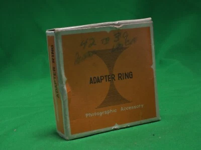 Vintage adapter for mounting m42 (pentax) lens onto m39 (leica) body m42-m39 - Image 1 of 4