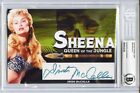-SHEENA- IRISH McCALLA Beckett BAS Signed/Autograph/Auto Slabbed 5x7 TV Card