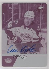2021 AHL Printing Plate Magenta Achievement Autos 1/1 Cole Koepke #122 Auto x9h