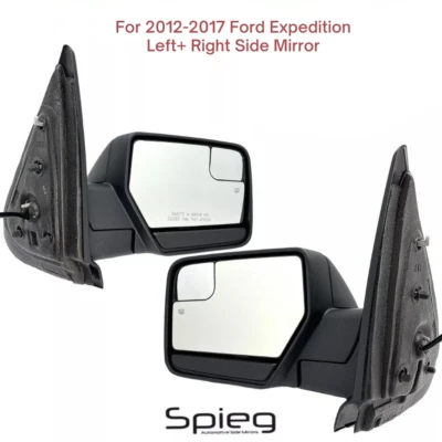 Par de espejos retrovisores laterales eléctricos térmicos izquierda y derecha Ford Expedition 2012-17 Foto 1 de 4