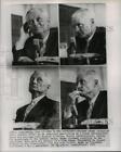 1958 Press Photo Sherman Adams at House subcommittee hearing in Washington