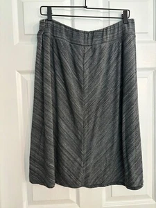 Ava & Viv Gray Blended Stretch Womens Pull on Skirt 1X 24in - Picture 1 of 8
