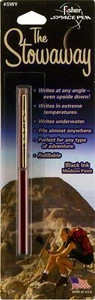 Fisher Space Pen, Stowaway Space Pen with Clip, Red (SWY/C-RED) - Picture 1 of 2