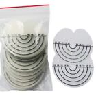 50pcs Heat Cover Guards Single Hole for Protector for Hair Extensio
