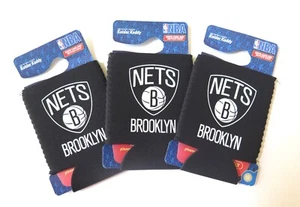 THREE (3) BROOKLYN NETS, NEOPRENE POCKET CAN KADDYS FROM KOLDER (ONE DOLLAR SALE - Picture 1 of 1