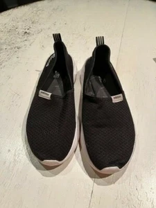 Adidas Women's Cloudfoam Lite Racer Slip-On Running Shoes black SIZE 9.5 - Picture 1 of 3