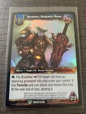World Of Warcraft TCG - Foil Barathex, Undeath’s Hand  - Throne 2/263 Card