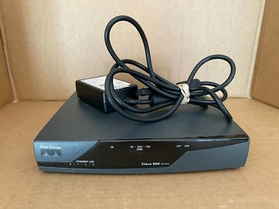 Cisco 857W Wireless Router with UK PSU and Antenna Cisco857W with PSU (Inc VAT) - Image 1 of 4