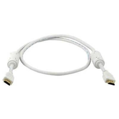 3" High Speed HDMI Cable - 4K(60Hz) HDR 18Gbps YCbCr 4:4:4 28AWG  White - Image 1 of 2
