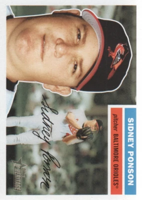 2005 Topps Heritage  #269 Sidney Ponson - NM-MT  - Image 1 of 2
