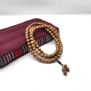 Indische Bodhi Samen Mala für Gebet, Meditation und Yoga - Bild 1 von 4