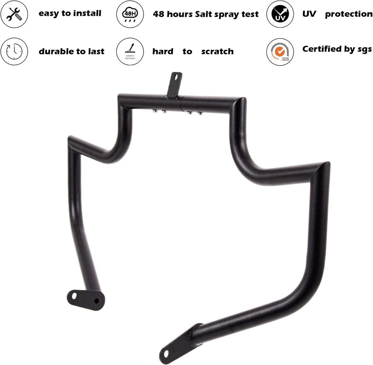 BM UK | VT750 | Moto In Acciaio Inox Highway Protezione Motore Protezione  Per Barra Degli, image size:1200x1173